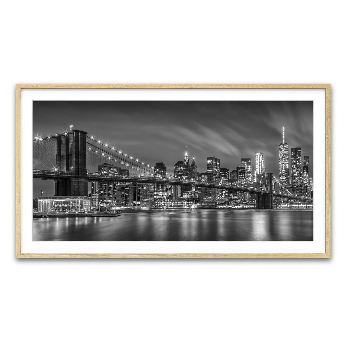 Framed Print 2x1 Natural