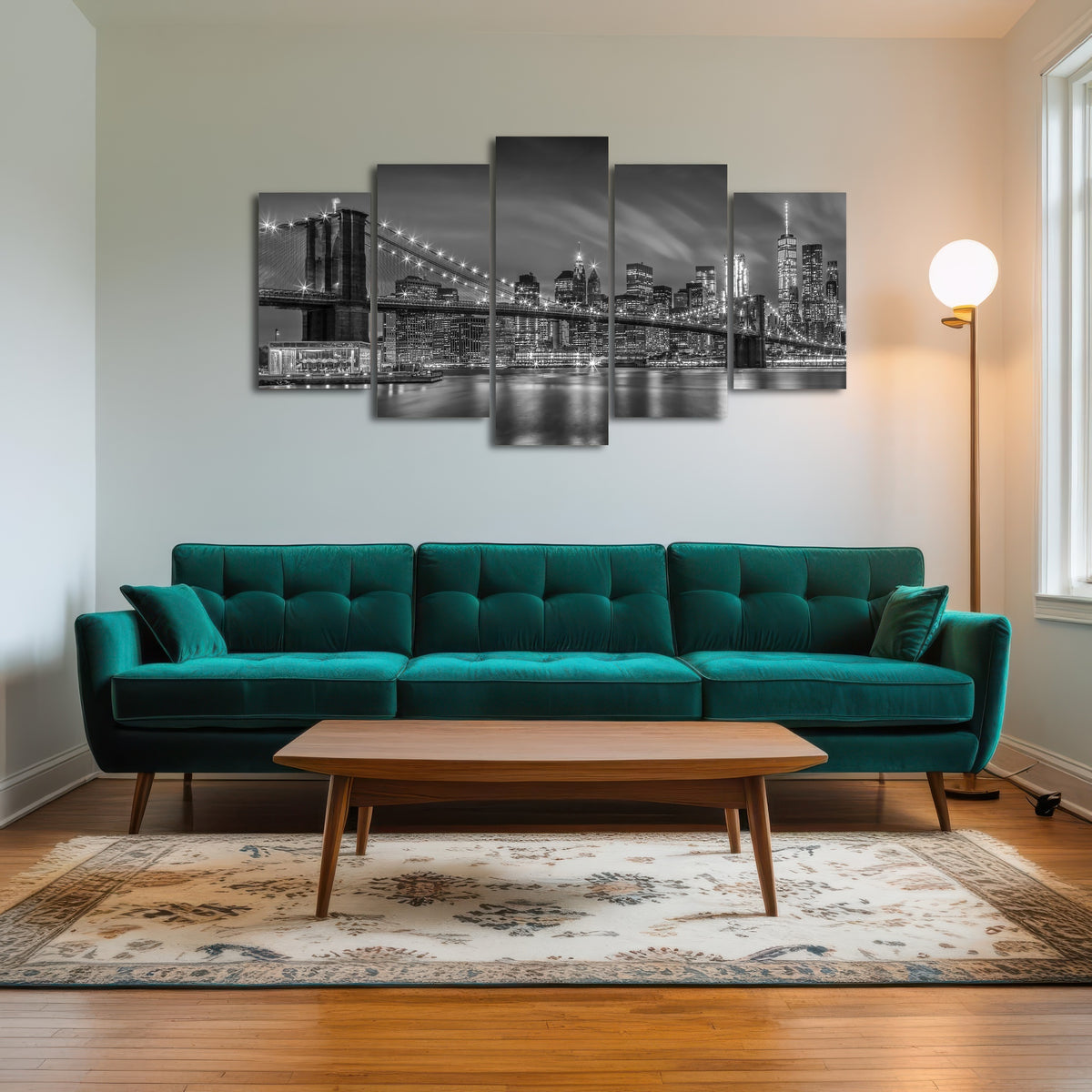 AUTO-MOCKUP ROOM | BROOKLYN BRIDGE Monochrome