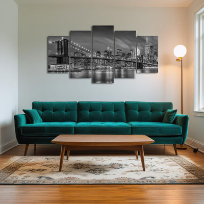 AUTO-MOCKUP ROOM | BROOKLYN BRIDGE Monochrome