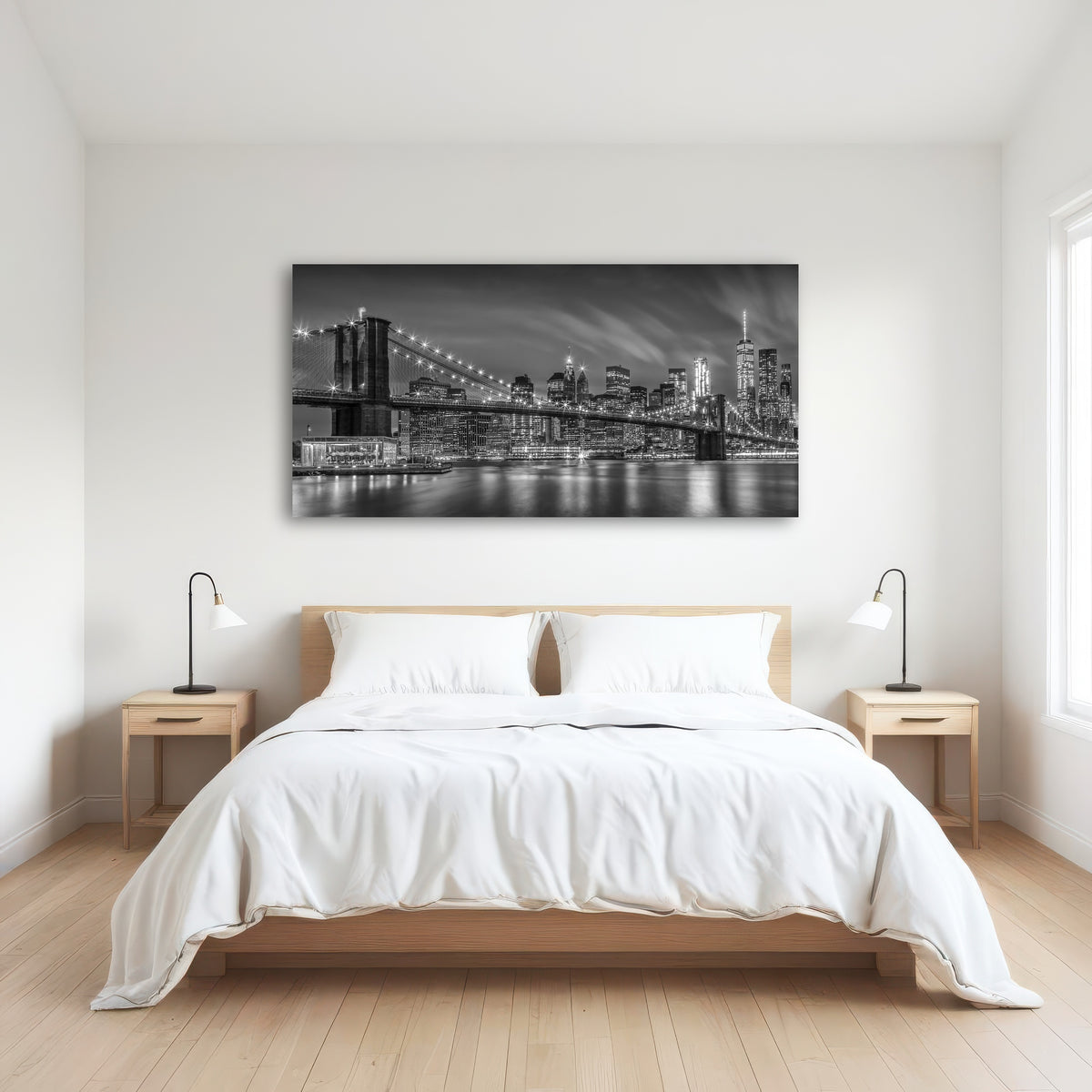 AUTO-MOCKUP ROOM | BROOKLYN BRIDGE Monochrome