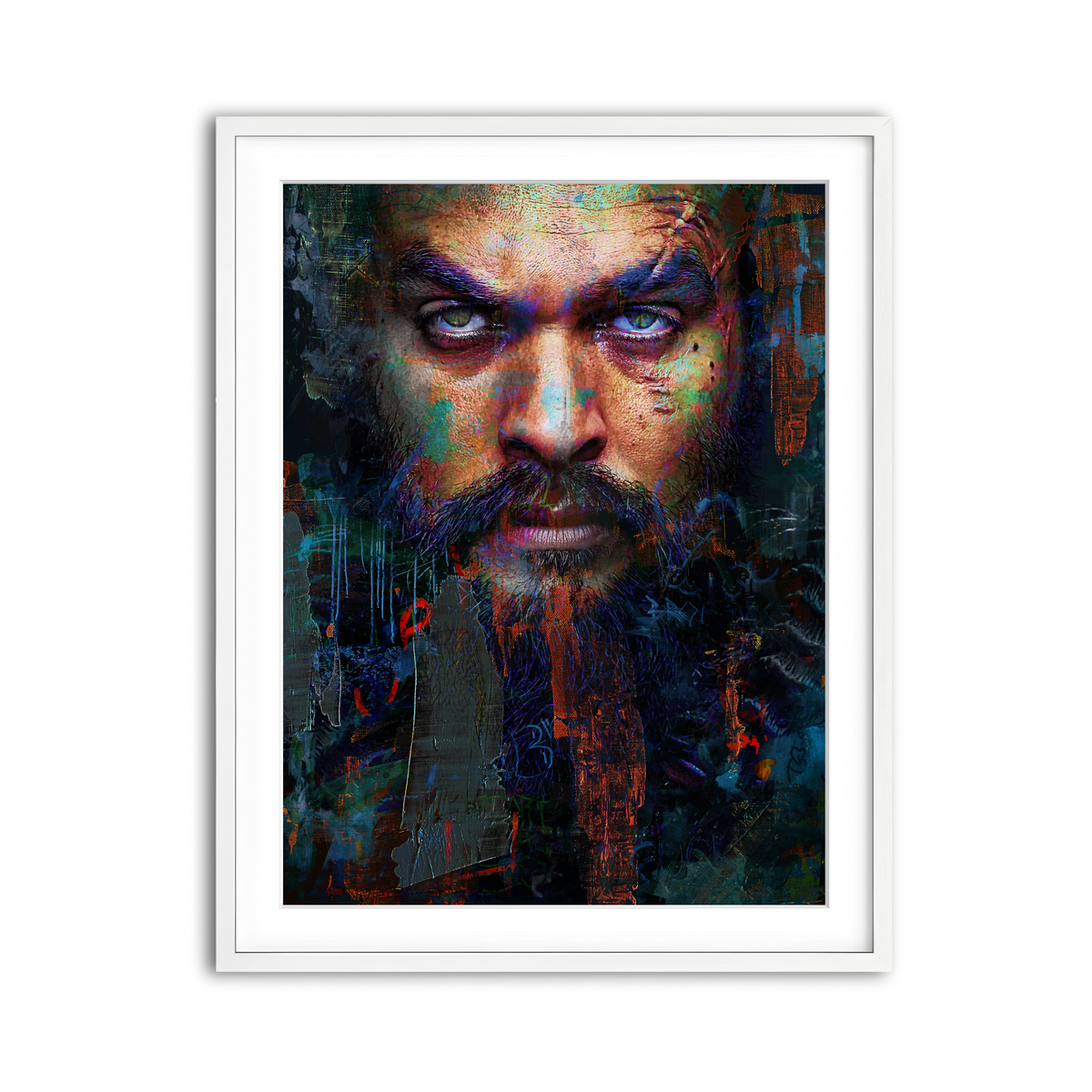 Framed Print 3x4 White