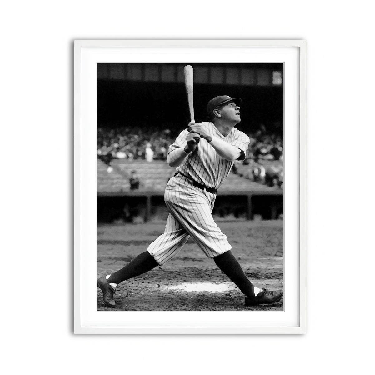 Framed Print 3x4 White