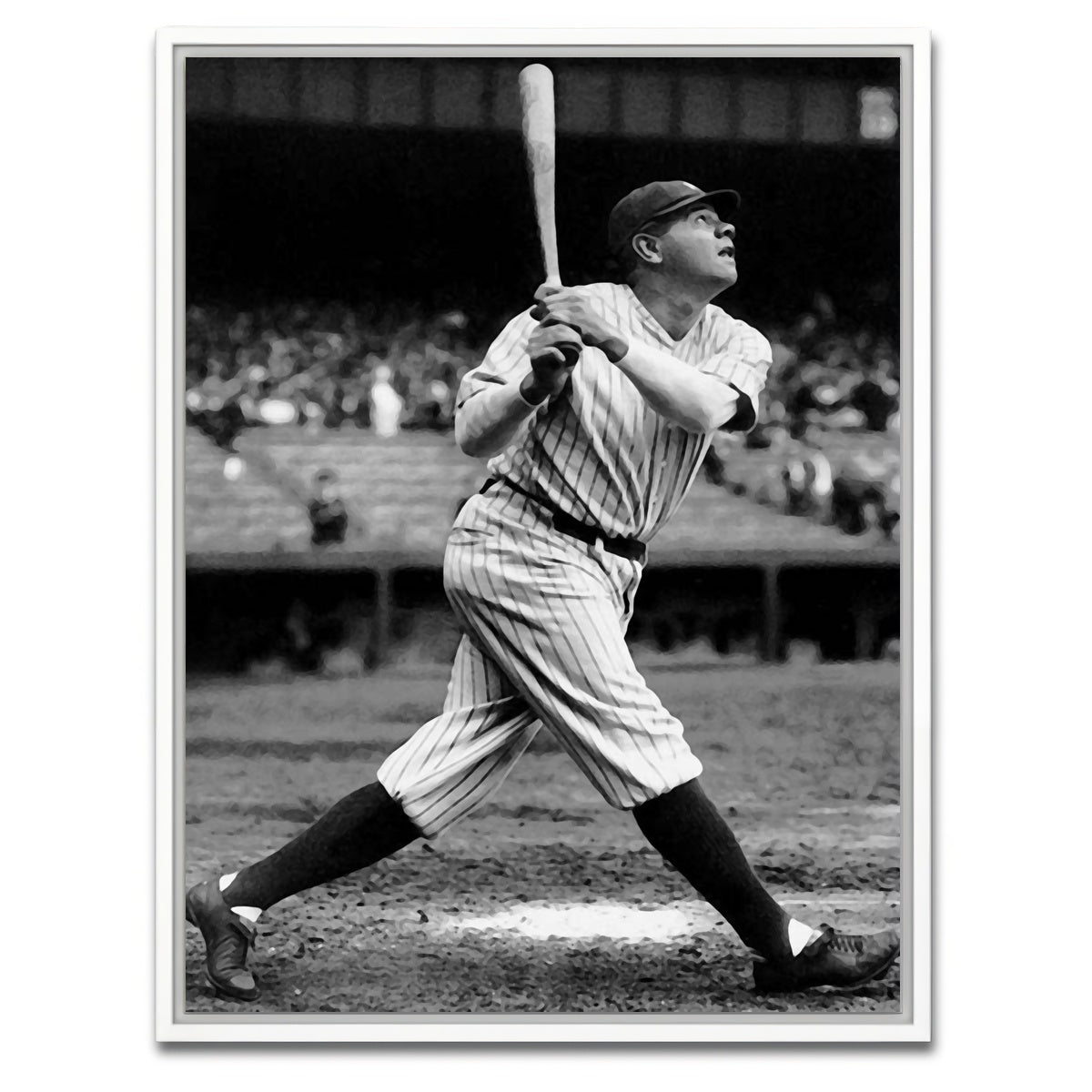AUTO-MOCKUP WHITE | Babe Ruth | 1 Piece | White Framed Canvas | group=3x4