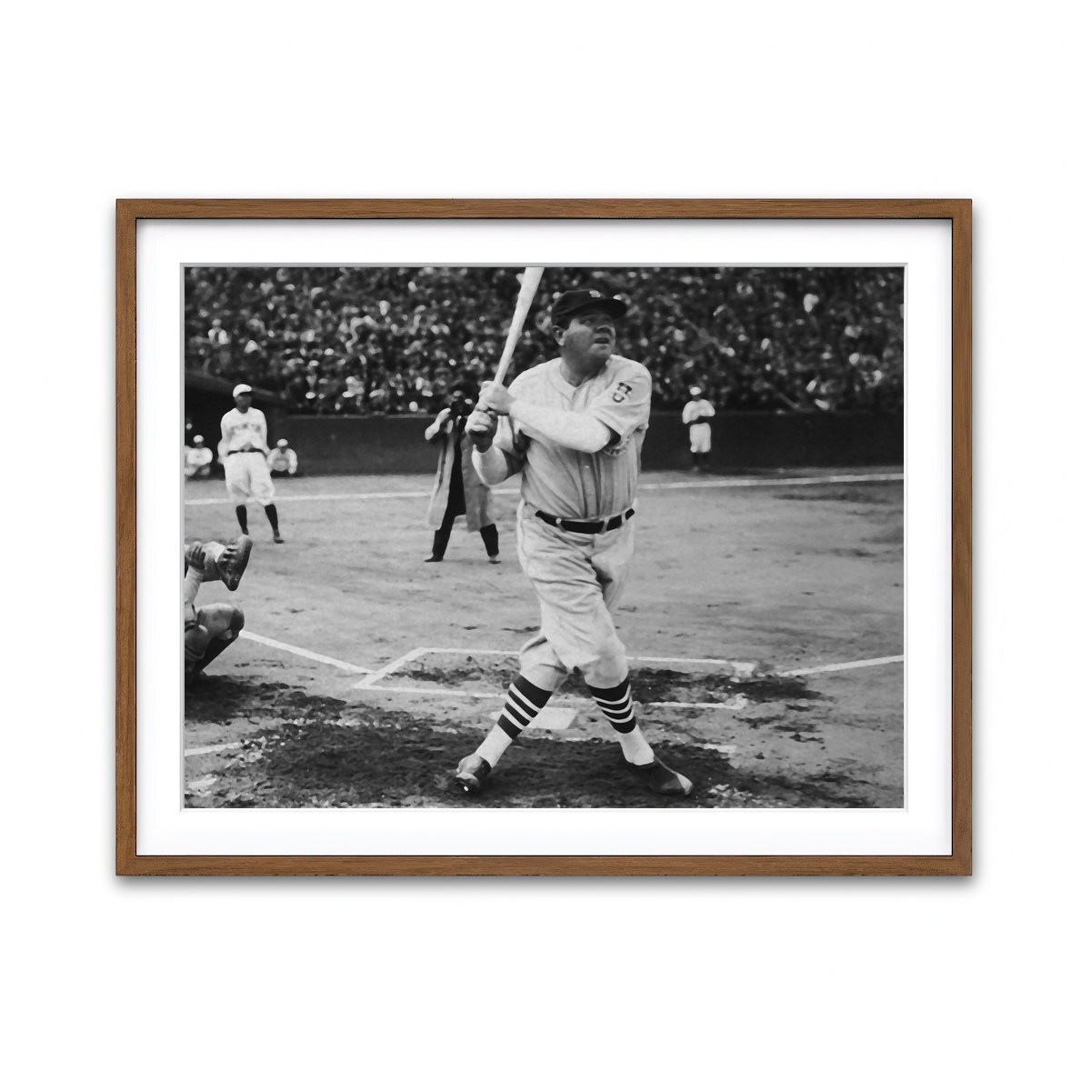 Framed Print 4x3 Walnut