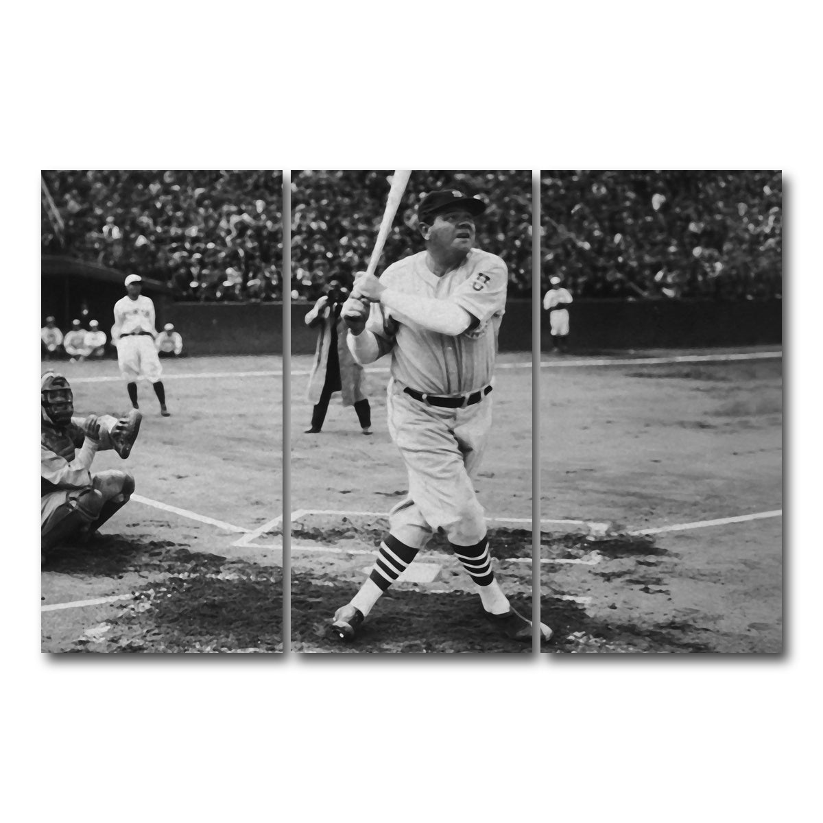 AUTO-MOCKUP WHITE | Babe | 3 Piece | Gallery Wrap Canvas | group=12x24