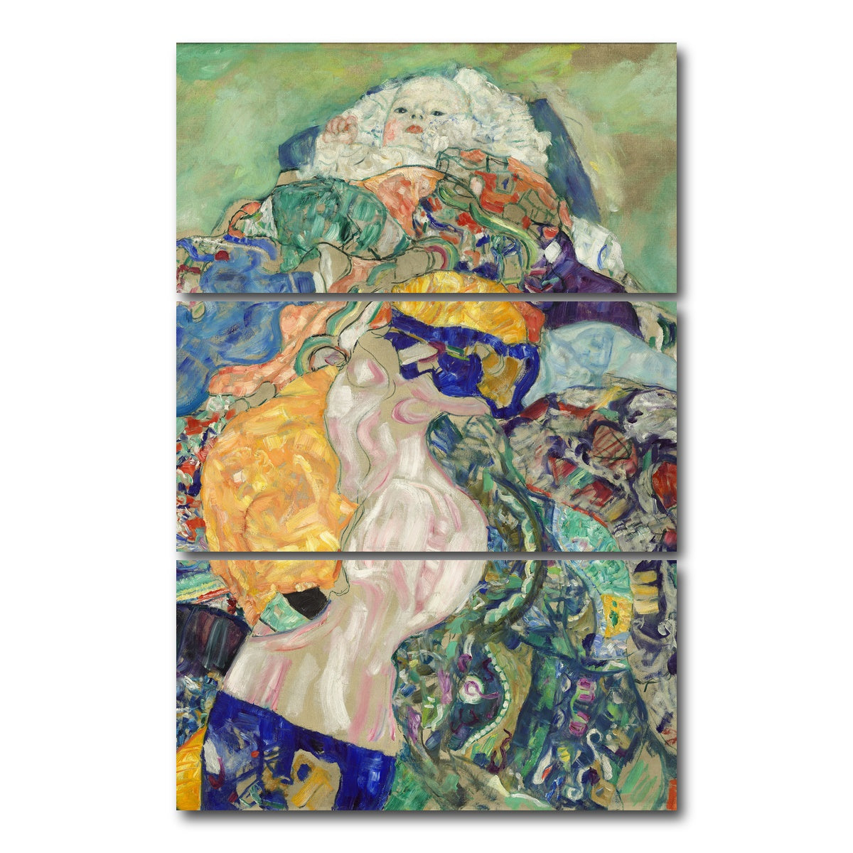 AUTO-MOCKUP WHITE | Baby - Cradle | 3 Piece | Gallery Wrap Canvas | group=12x24_stacked