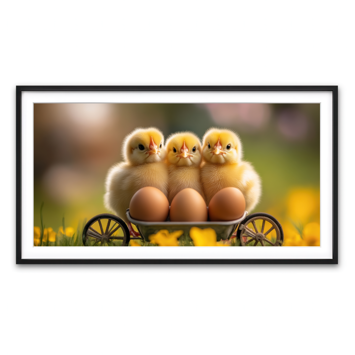 Framed Print 2x1 Black