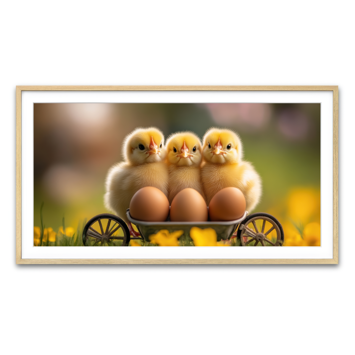 Framed Print 2x1 Natural