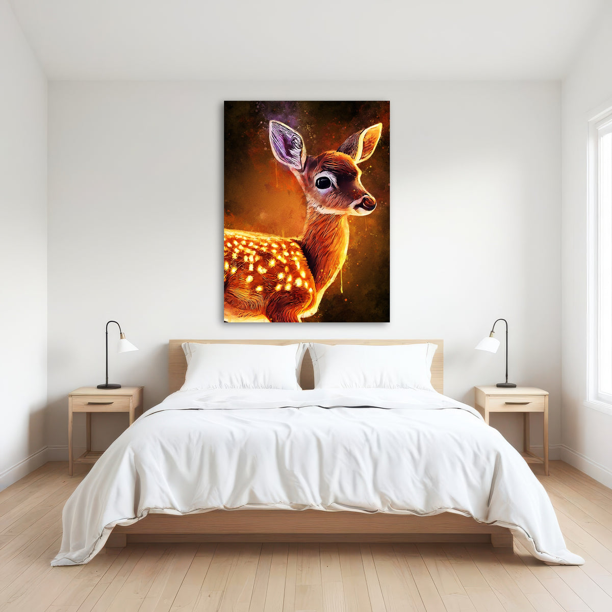 AUTO-MOCKUP ROOM | Baby Fawn Painting