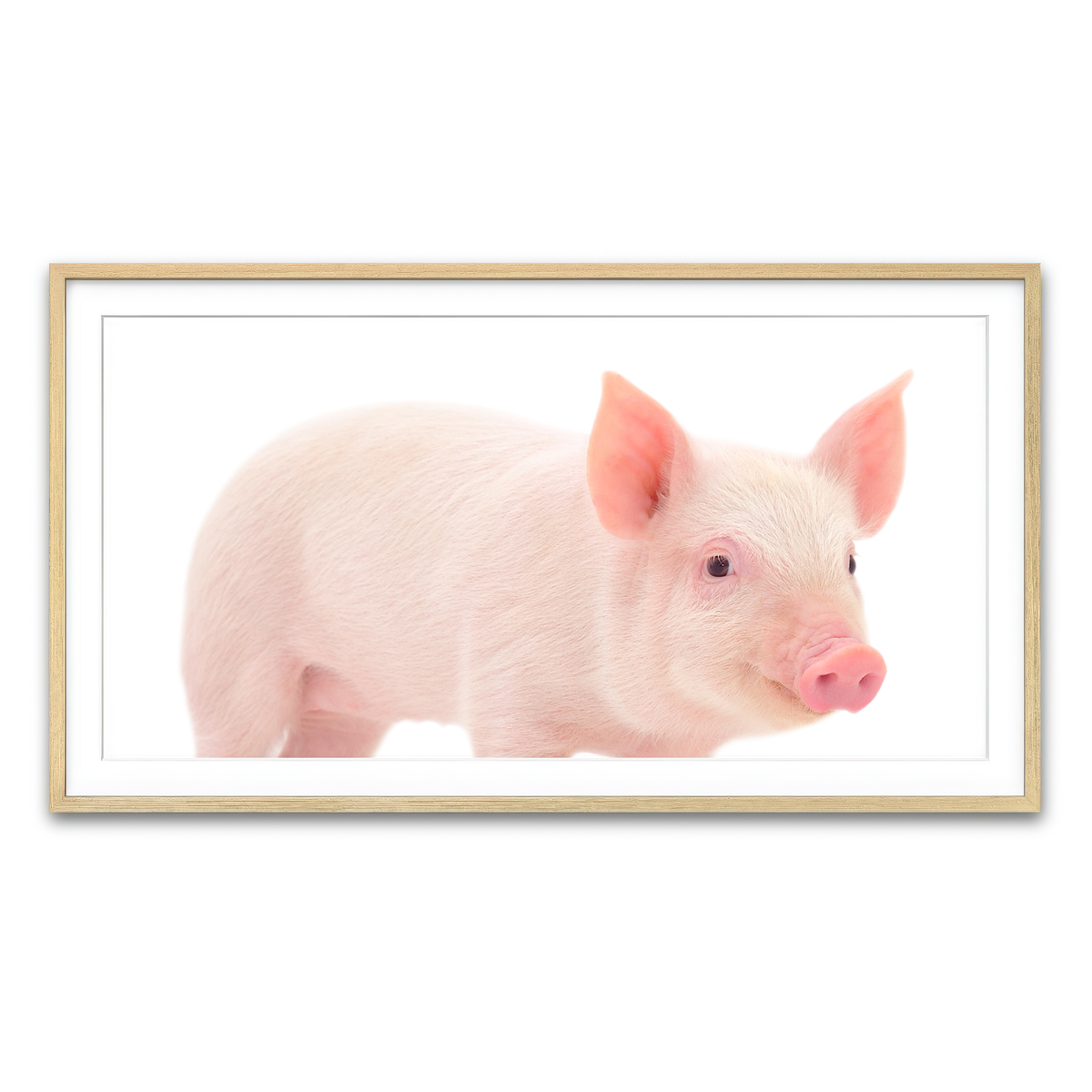 Framed Print 2x1 Natural