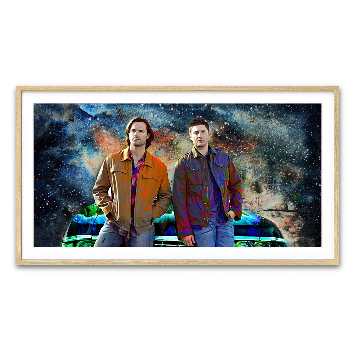 Framed Print 2x1 Natural