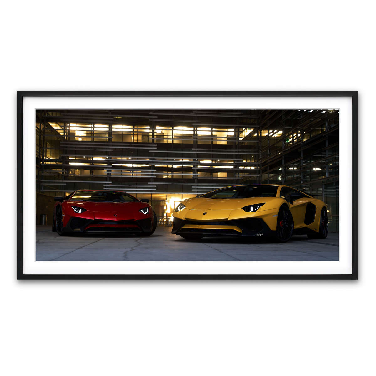 Framed Print 2x1 Black