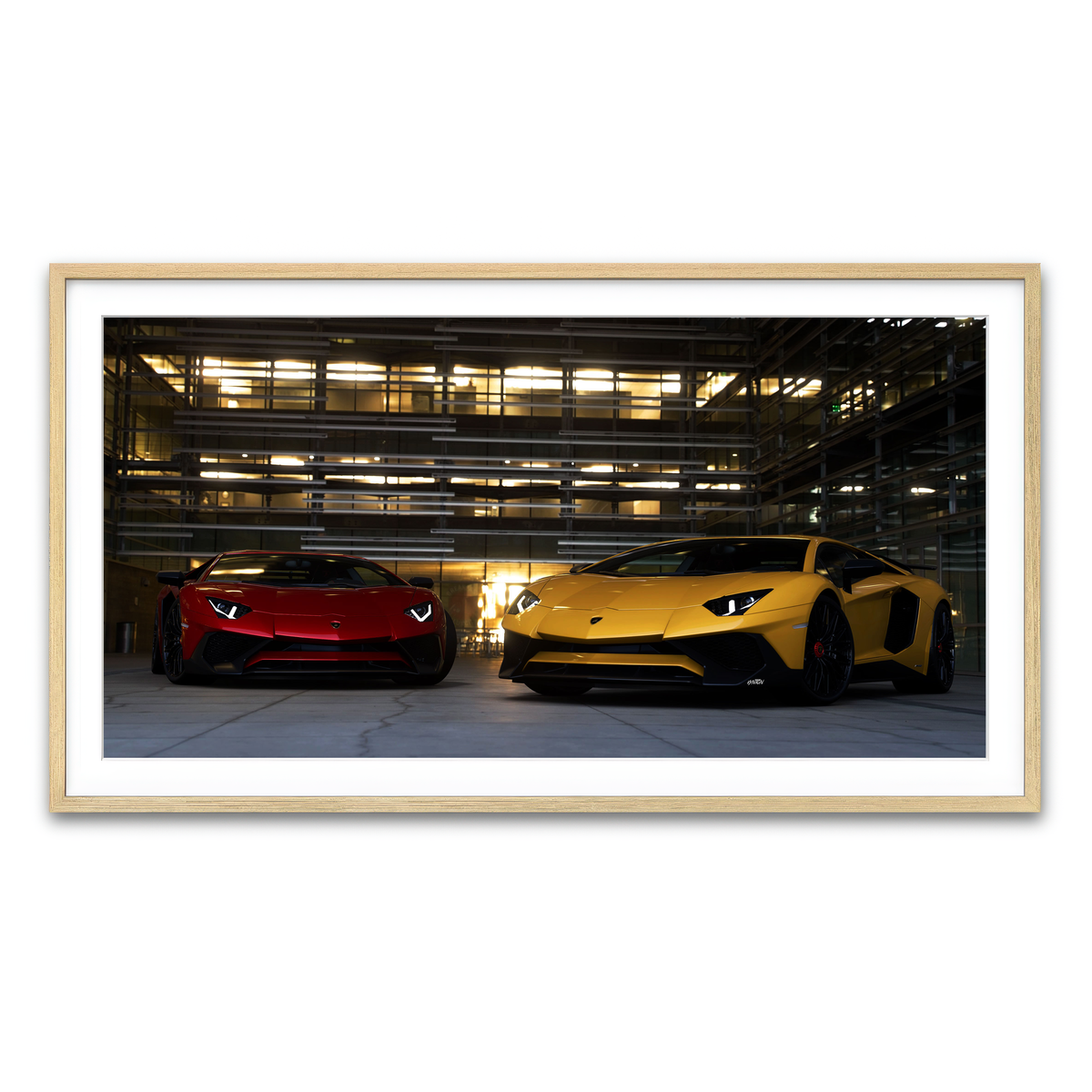 Framed Print 2x1 Natural