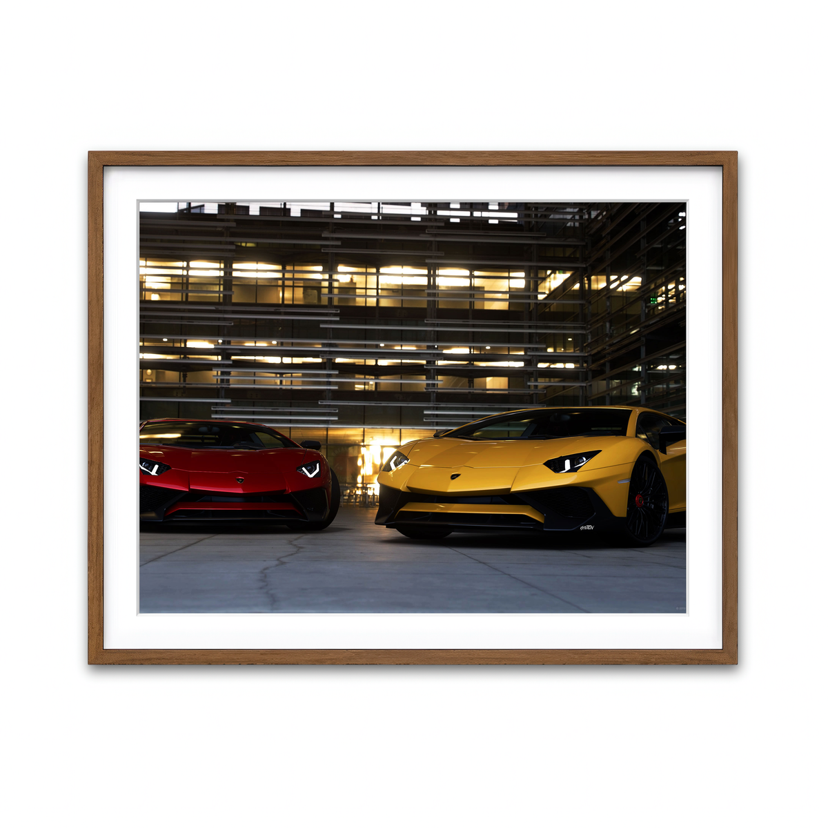 Framed Print 4x3 Walnut