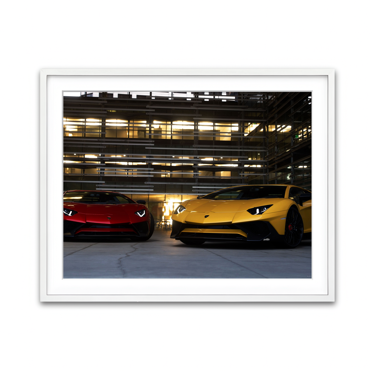 Framed Print 4x3 White