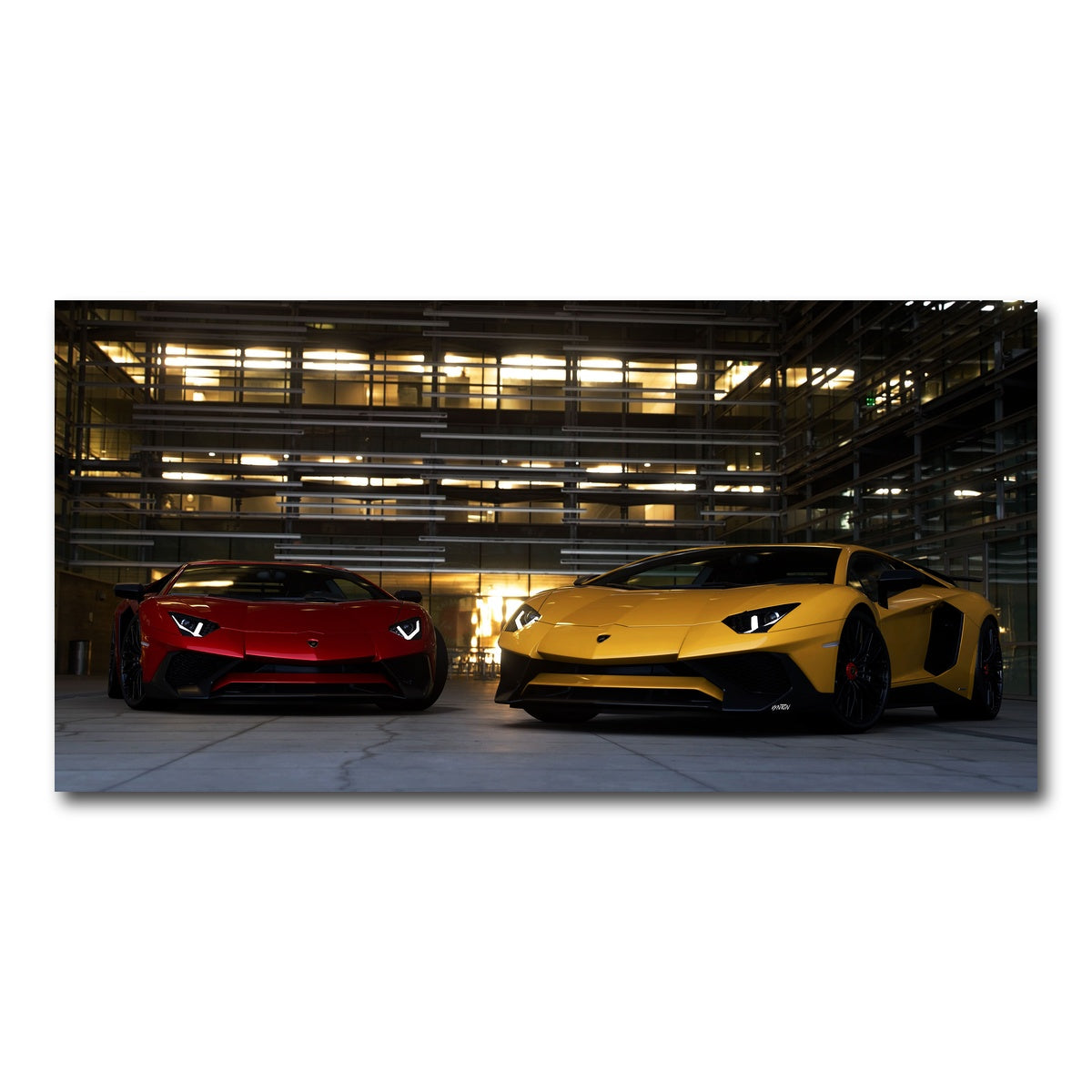 AUTO-MOCKUP WHITE | Bad Boy Combo | 1 Piece | Gallery Wrap Canvas | group=2x1