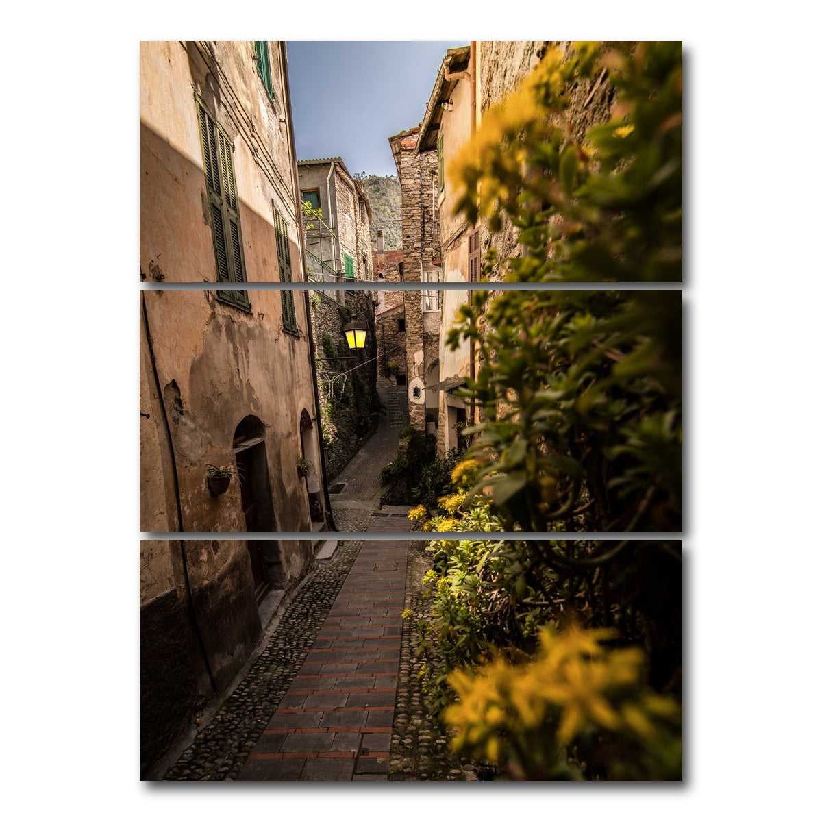 AUTO-MOCKUP WHITE | Badalucco | 3 Piece | Gallery Wrap Canvas | group=8x18_stacked