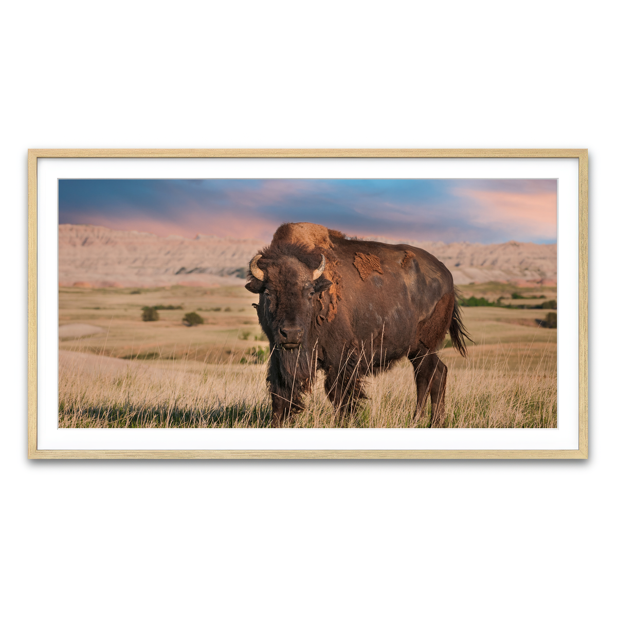 Framed Print 2x1 Natural