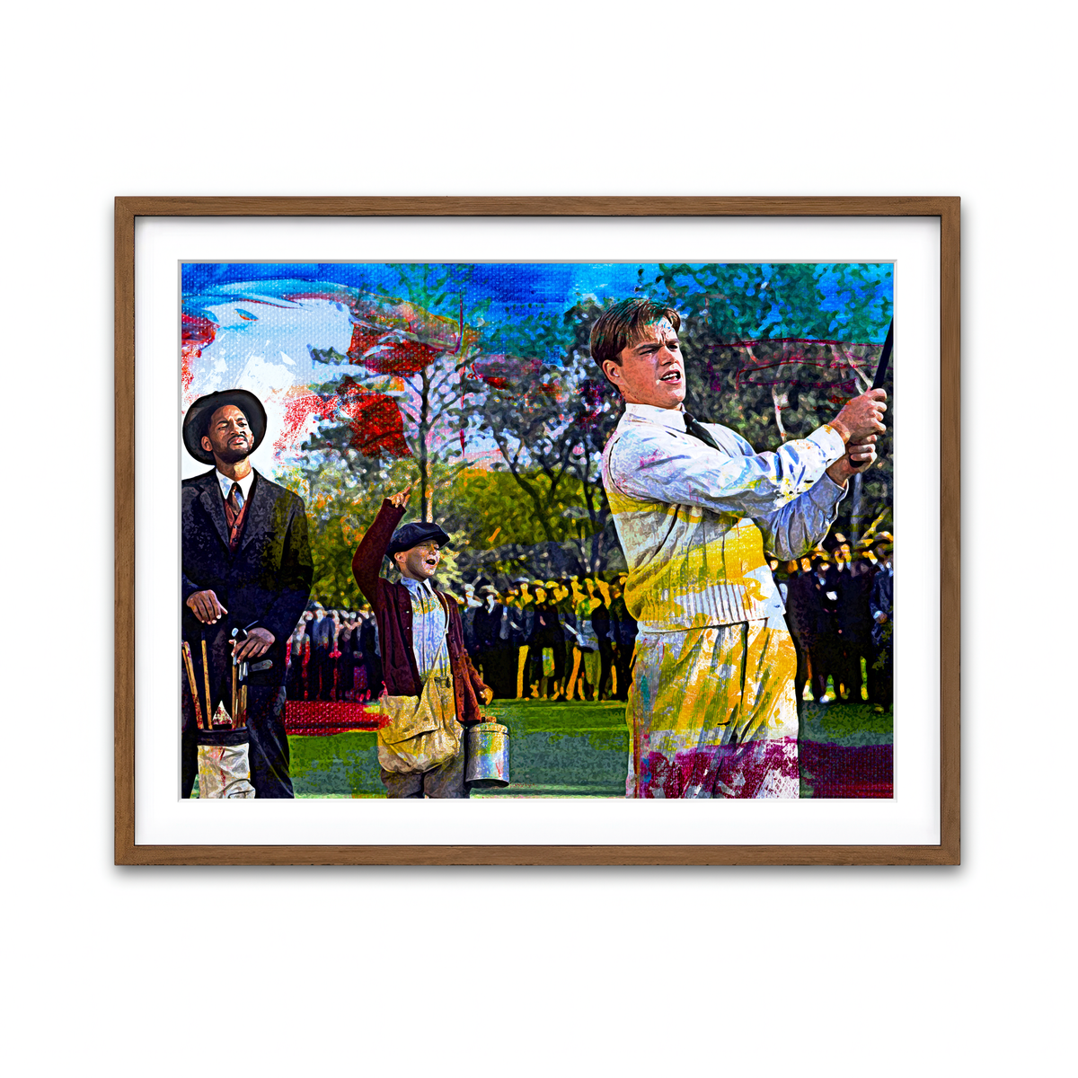 Framed Print 4x3 Walnut