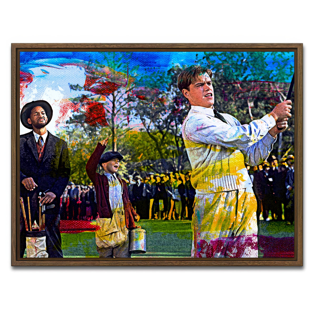 AUTO-MOCKUP WHITE | Bagger Vance | 1 Piece | Walnut Framed Canvas | group=4x3