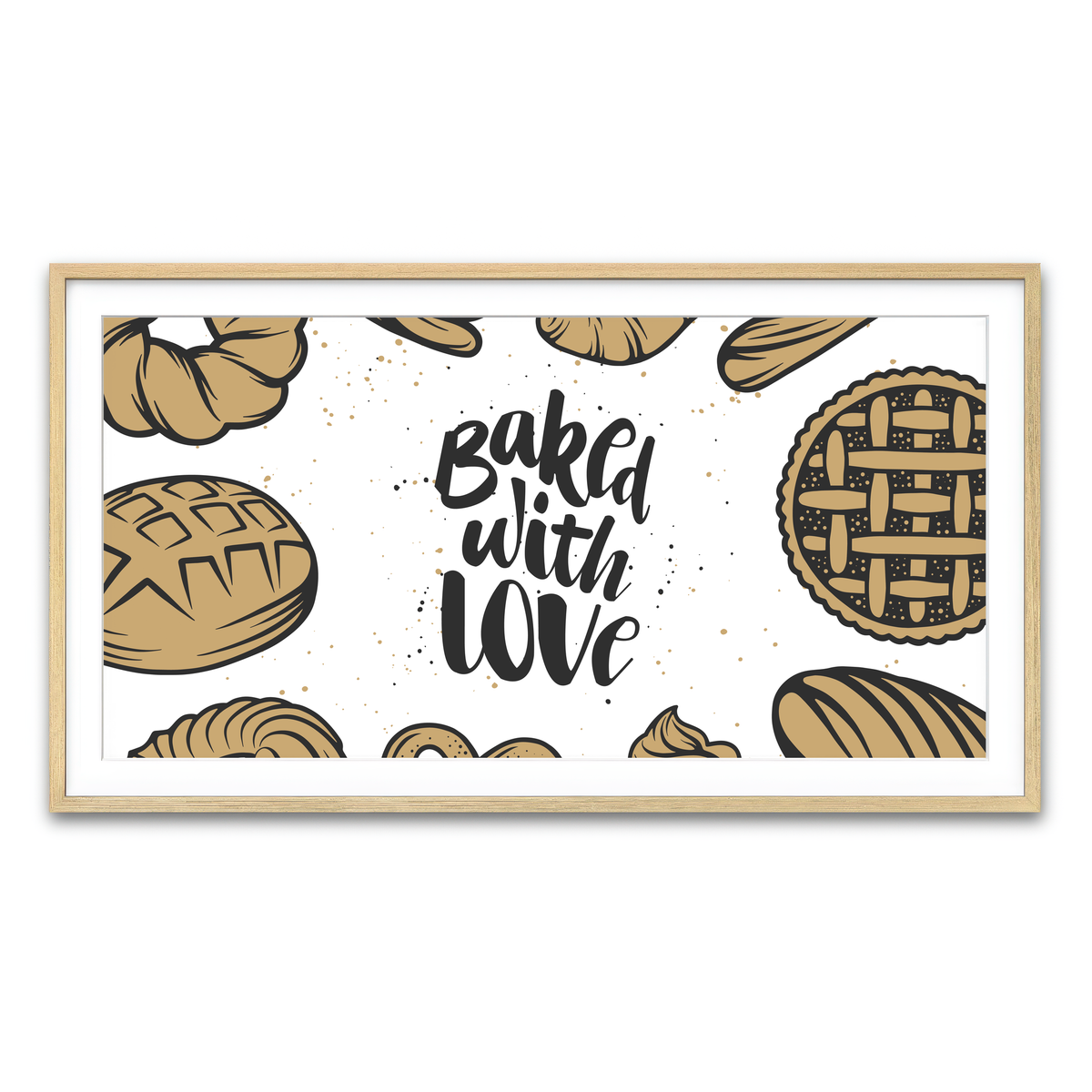 Framed Print 2x1 Natural