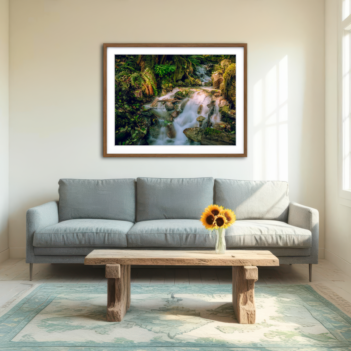 AUTO-MOCKUP ROOM | Baker Waterfall Wall Art