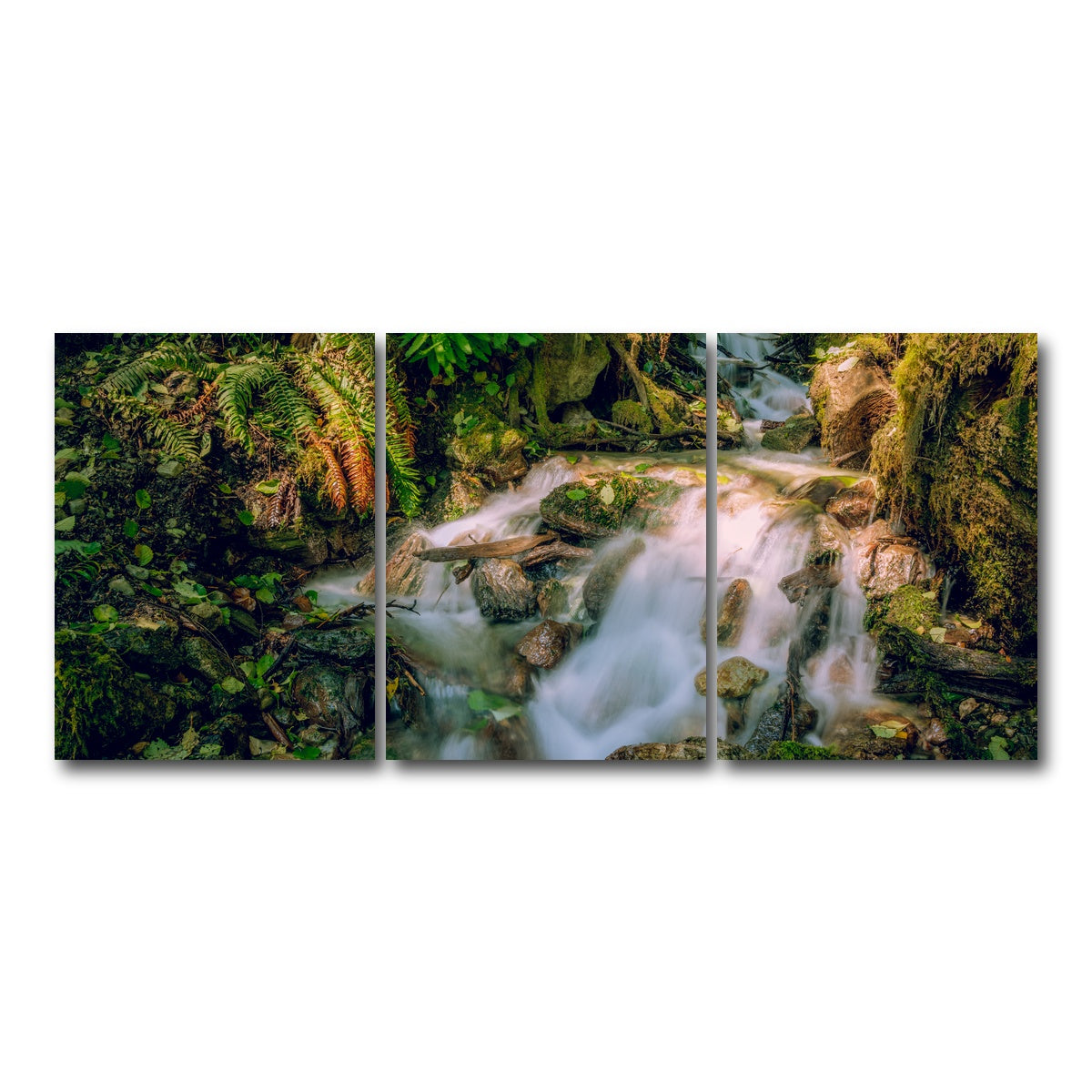AUTO-MOCKUP WHITE | Baker Waterfall | 3 Piece | Gallery Wrap Canvas | group=18x24