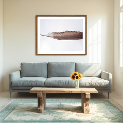 AUTO-MOCKUP ROOM | Bald Eagle Feather Wall Art