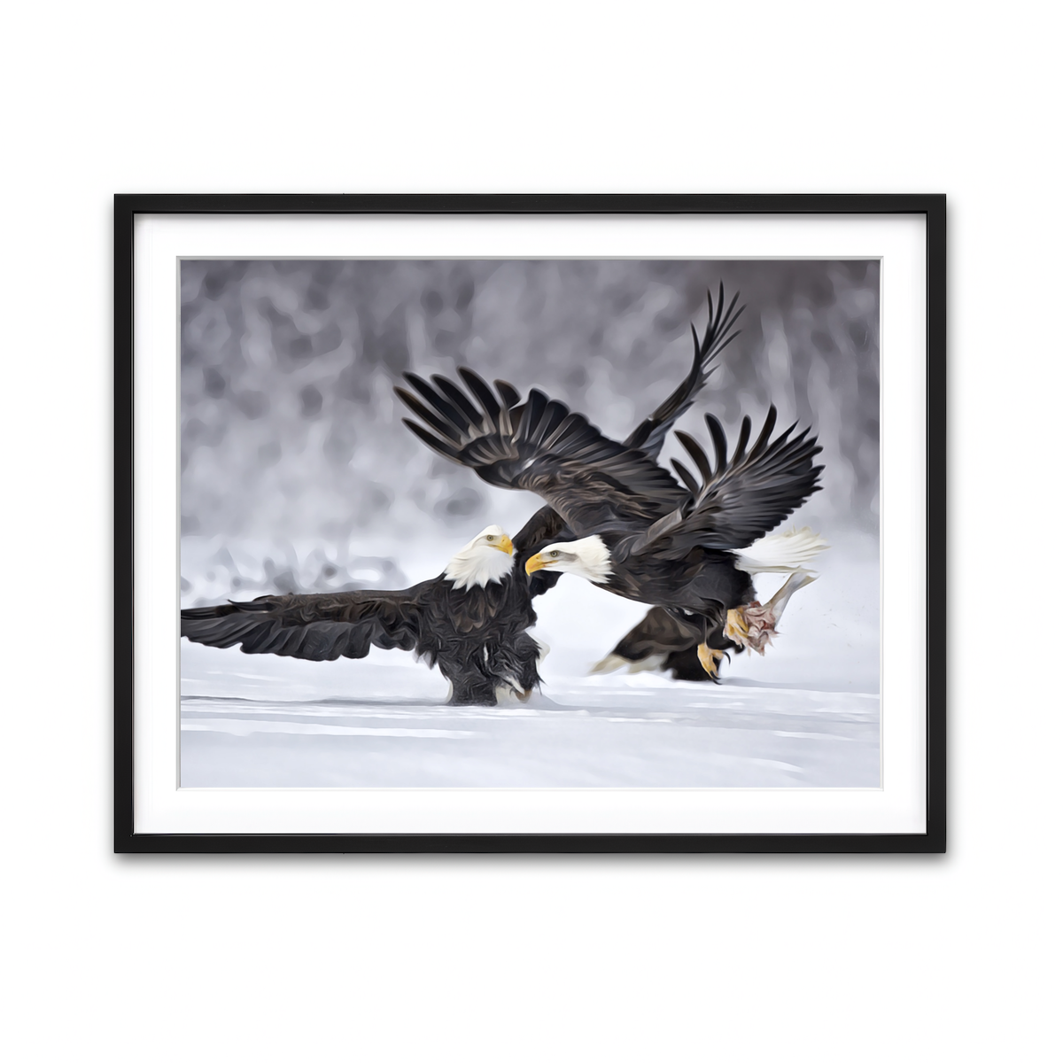 Framed Print 4x3 Black