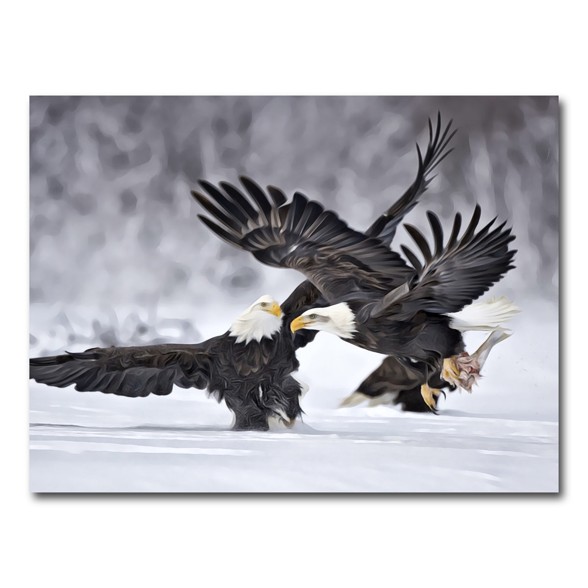 AUTO-MOCKUP WHITE | Bald Eagles | 1 Piece | Gallery Wrap Canvas | group=4x3