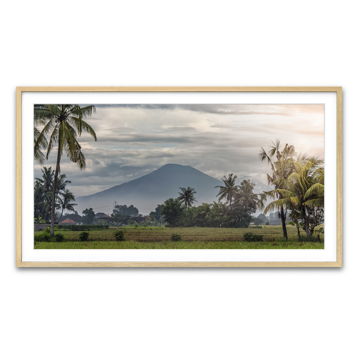 Framed Print 2x1 Natural