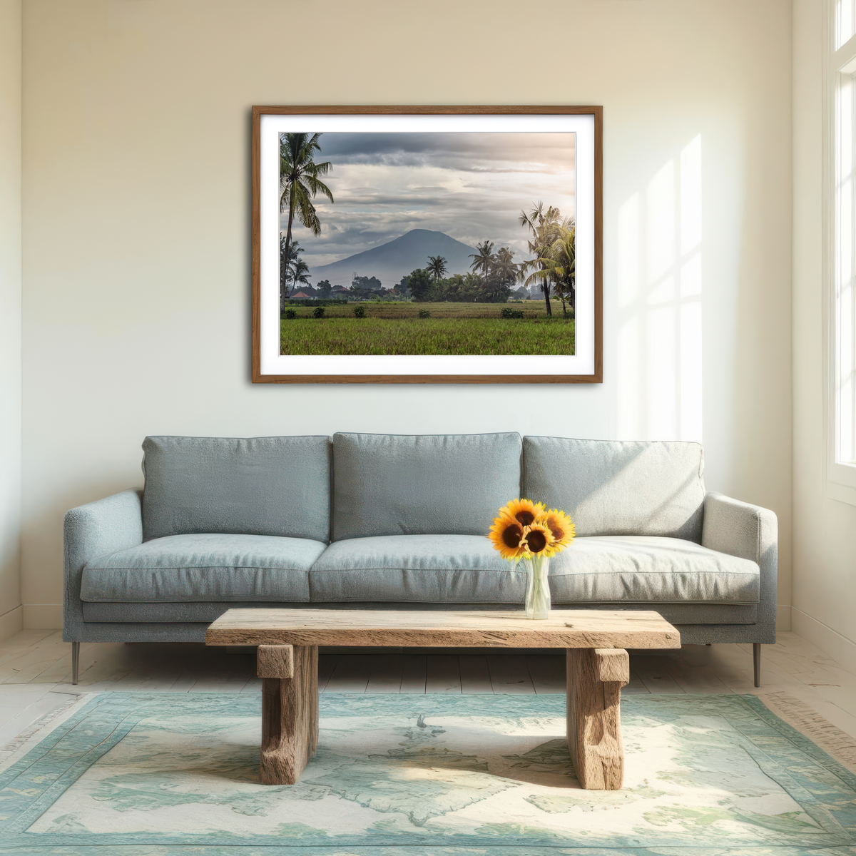 AUTO-MOCKUP ROOM | Bali Landscape Wall Art