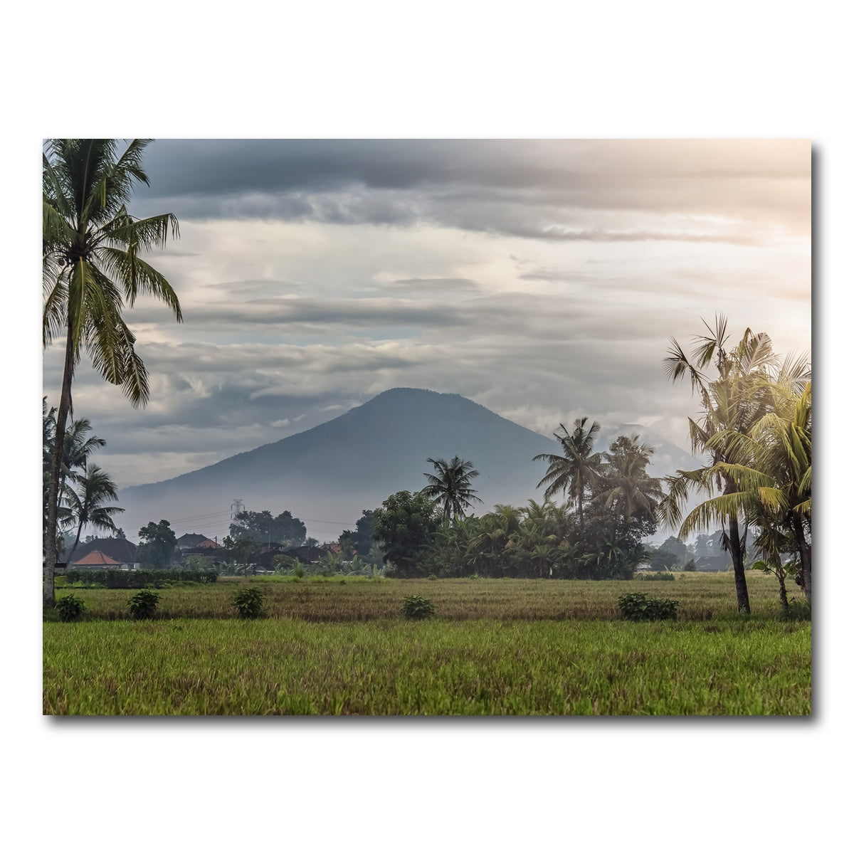 AUTO-MOCKUP WHITE | Bali Landscape | 1 Piece | Gallery Wrap Canvas | group=4x3