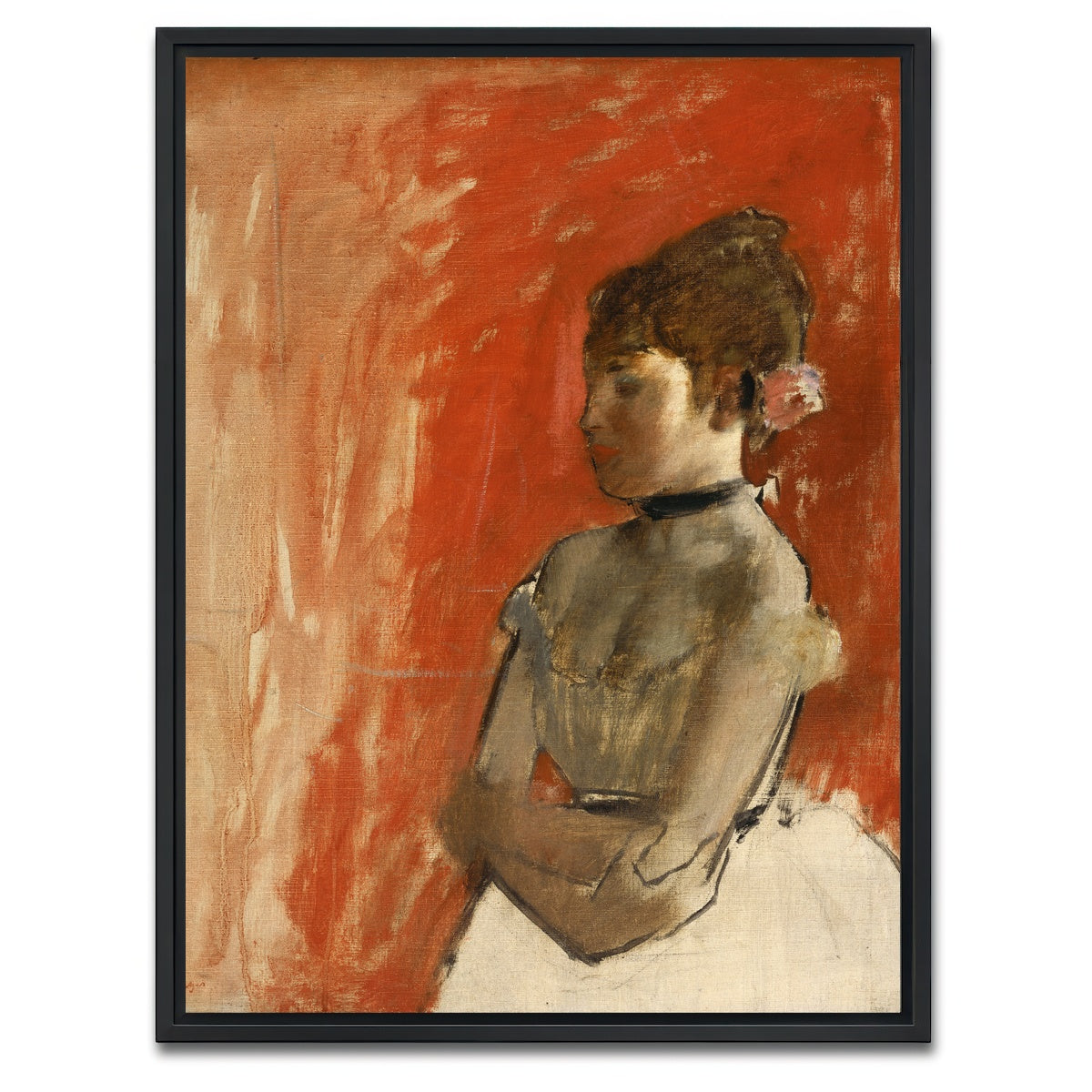 AUTO-MOCKUP WHITE | Ballet Dancer | 1 Piece | Black Framed Canvas | group=3x4