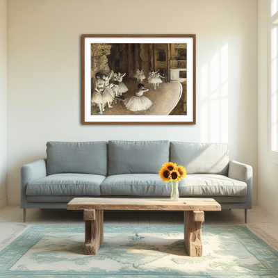 AUTO-MOCKUP ROOM | Ballet Rehearsal Wall Art