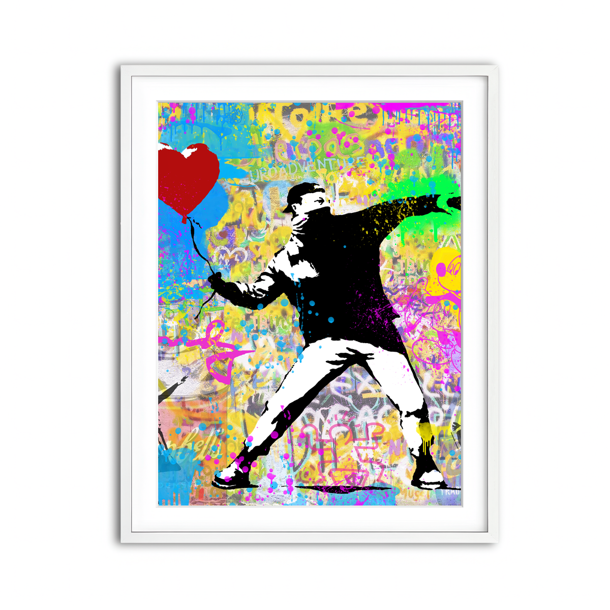 Framed Print 3x4 White