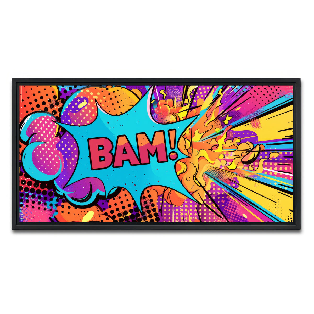 AUTO-MOCKUP WHITE | Bam | 1 Piece | Black Framed Canvas | group=2x1