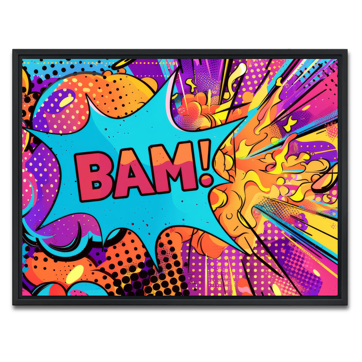 AUTO-MOCKUP WHITE | Bam | 1 Piece | Black Framed Canvas | group=4x3