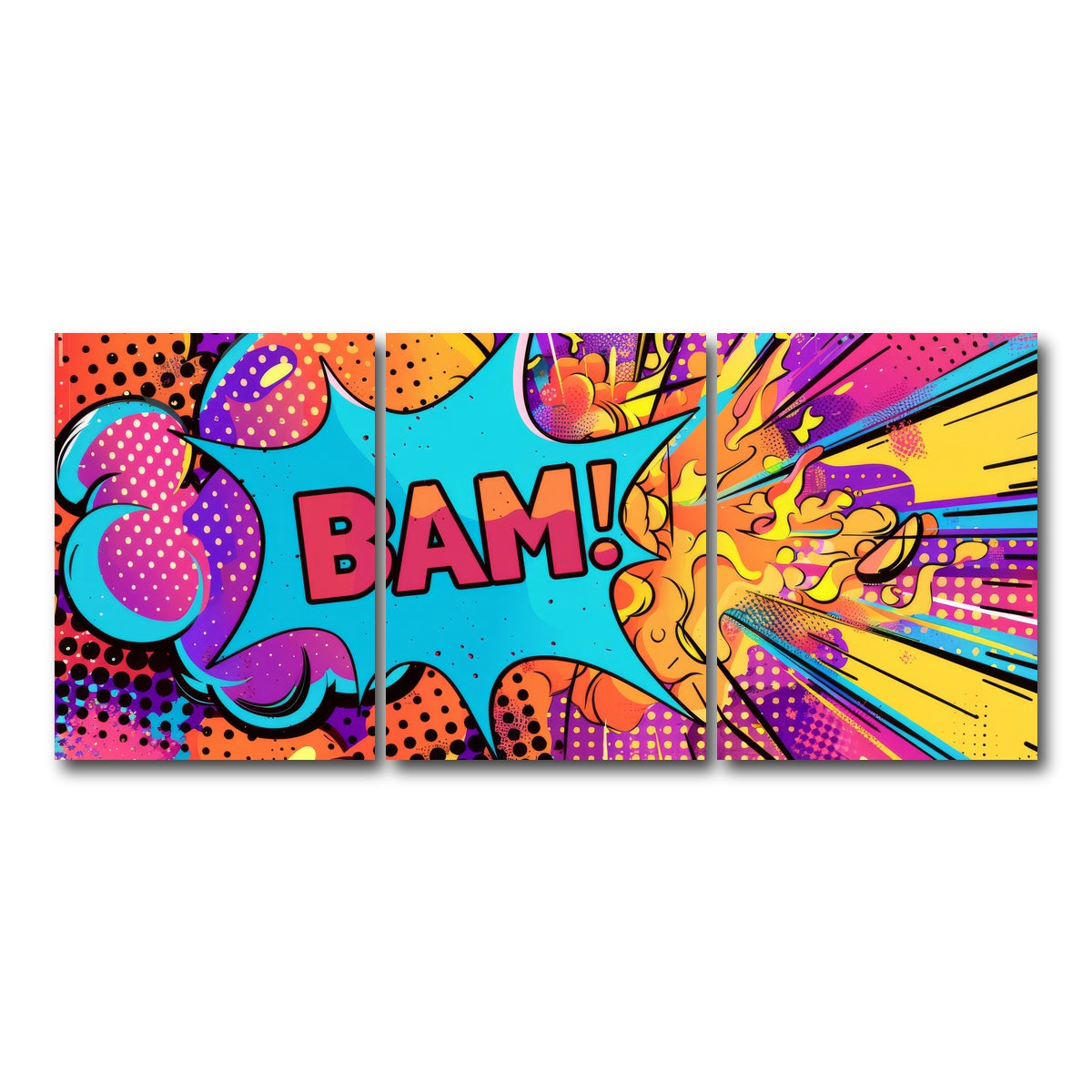 AUTO-MOCKUP WHITE | Bam | 3 Piece | Gallery Wrap Canvas | group=18x24