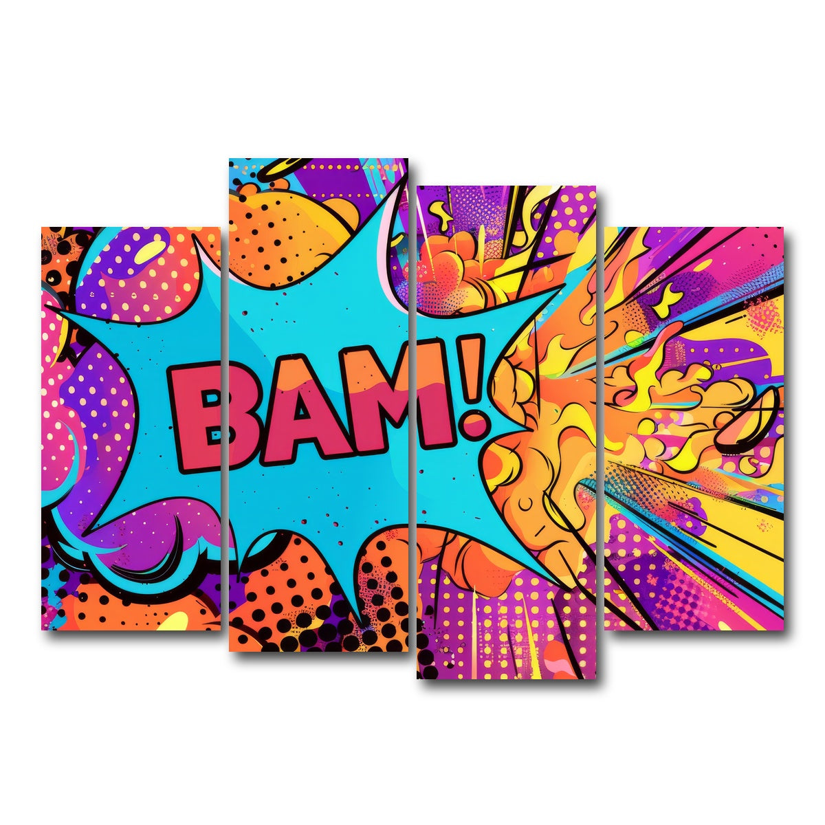 AUTO-MOCKUP WHITE | Bam | 4 Piece | Gallery Wrap Canvas | group=4_normal