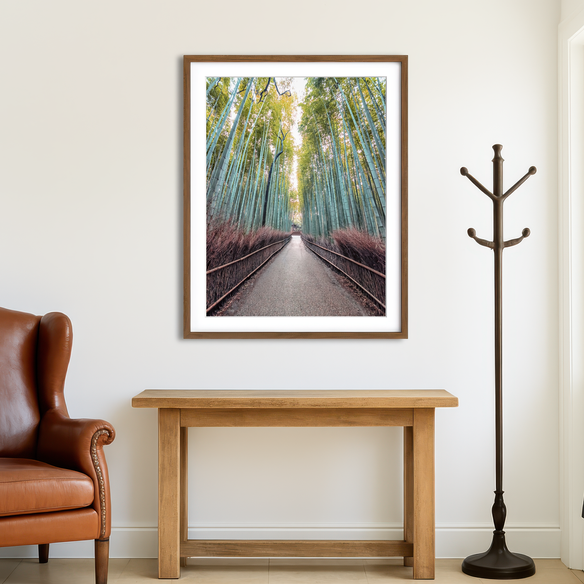 AUTO-MOCKUP ROOM | Bamboo Alley Wall Art
