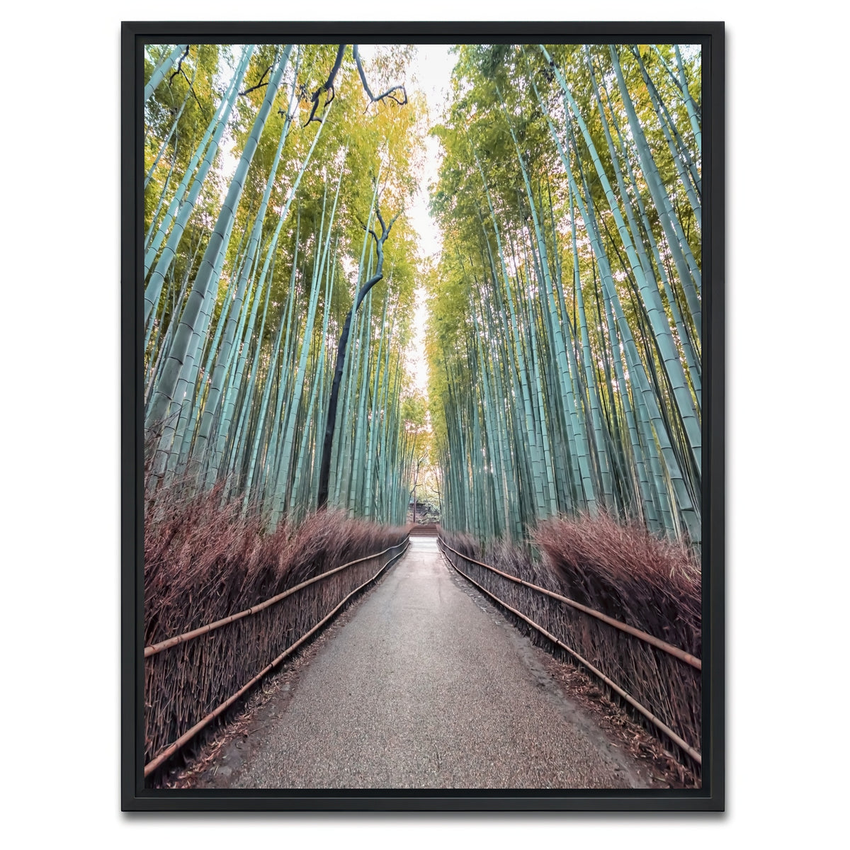 AUTO-MOCKUP WHITE | Bamboo Alley | 1 Piece | Black Framed Canvas | group=3x4