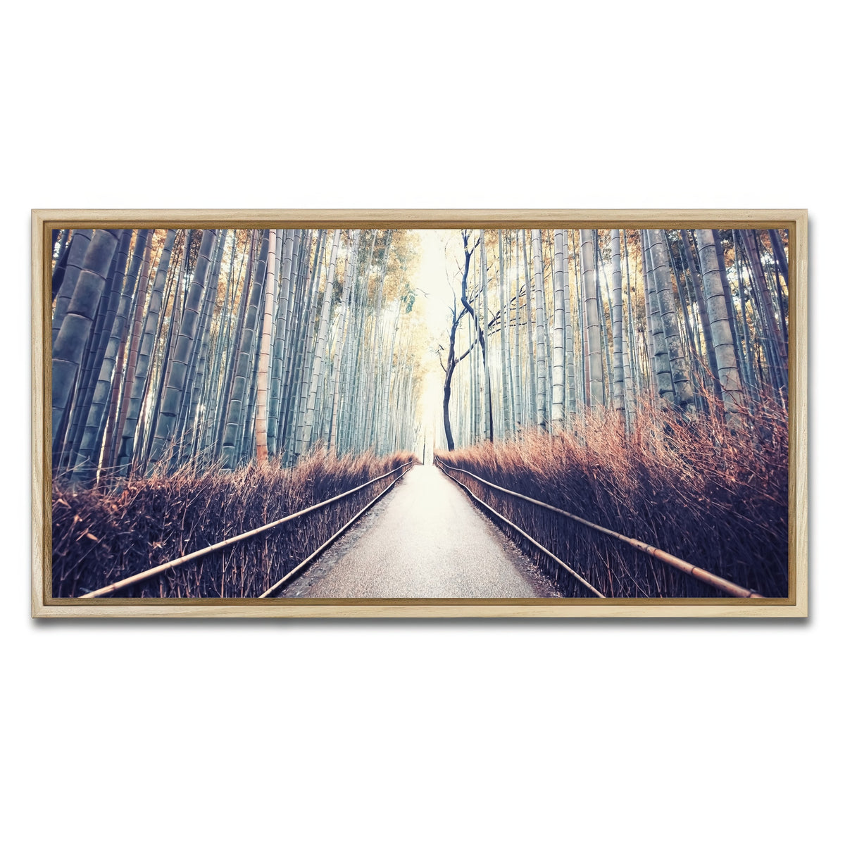 AUTO-MOCKUP WHITE | Bamboo Forest | 1 Piece | Natural Framed Canvas | group=2x1