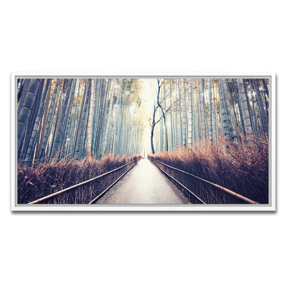 AUTO-MOCKUP WHITE | Bamboo Forest | 1 Piece | White Framed Canvas | group=2x1