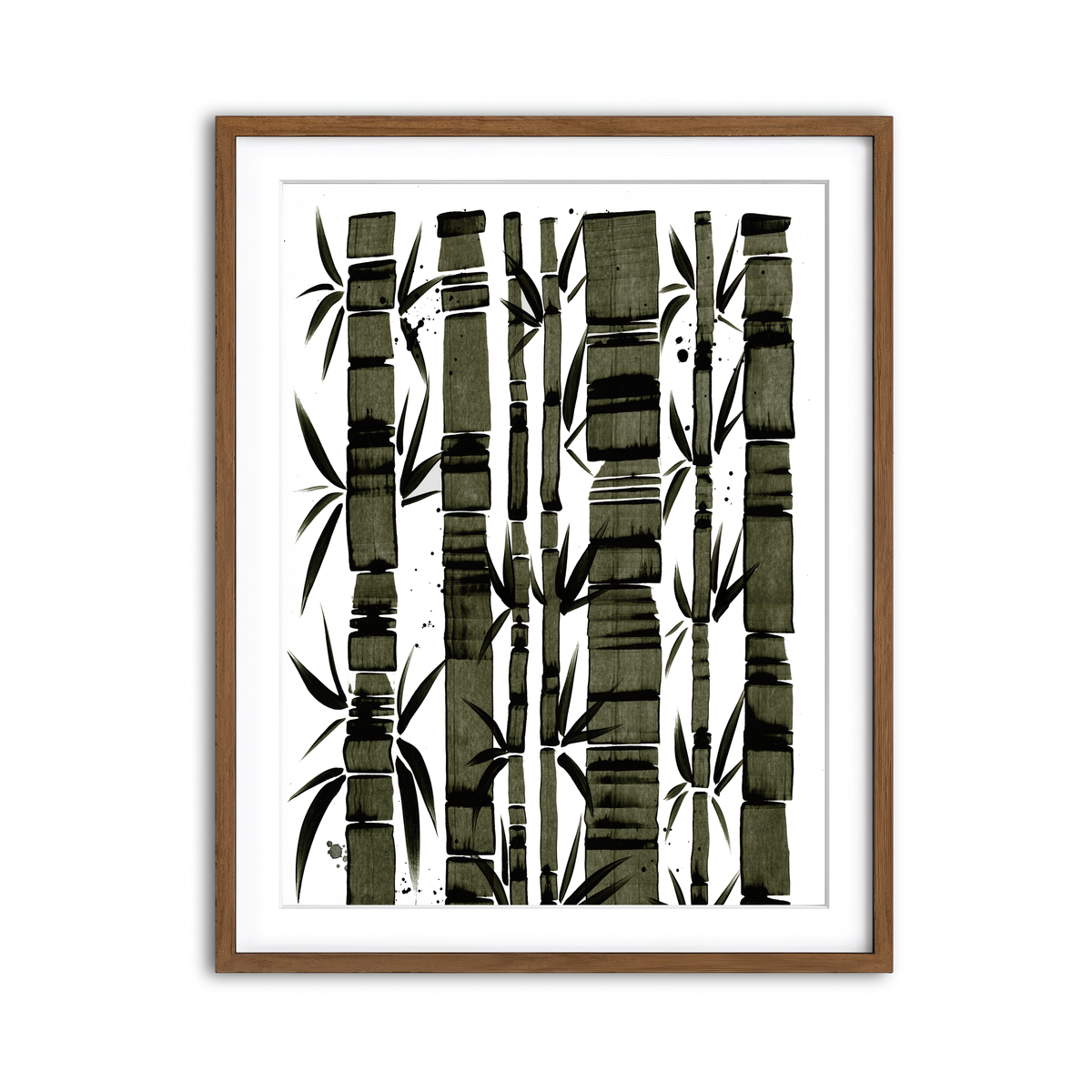 Framed Print 3x4 Walnut