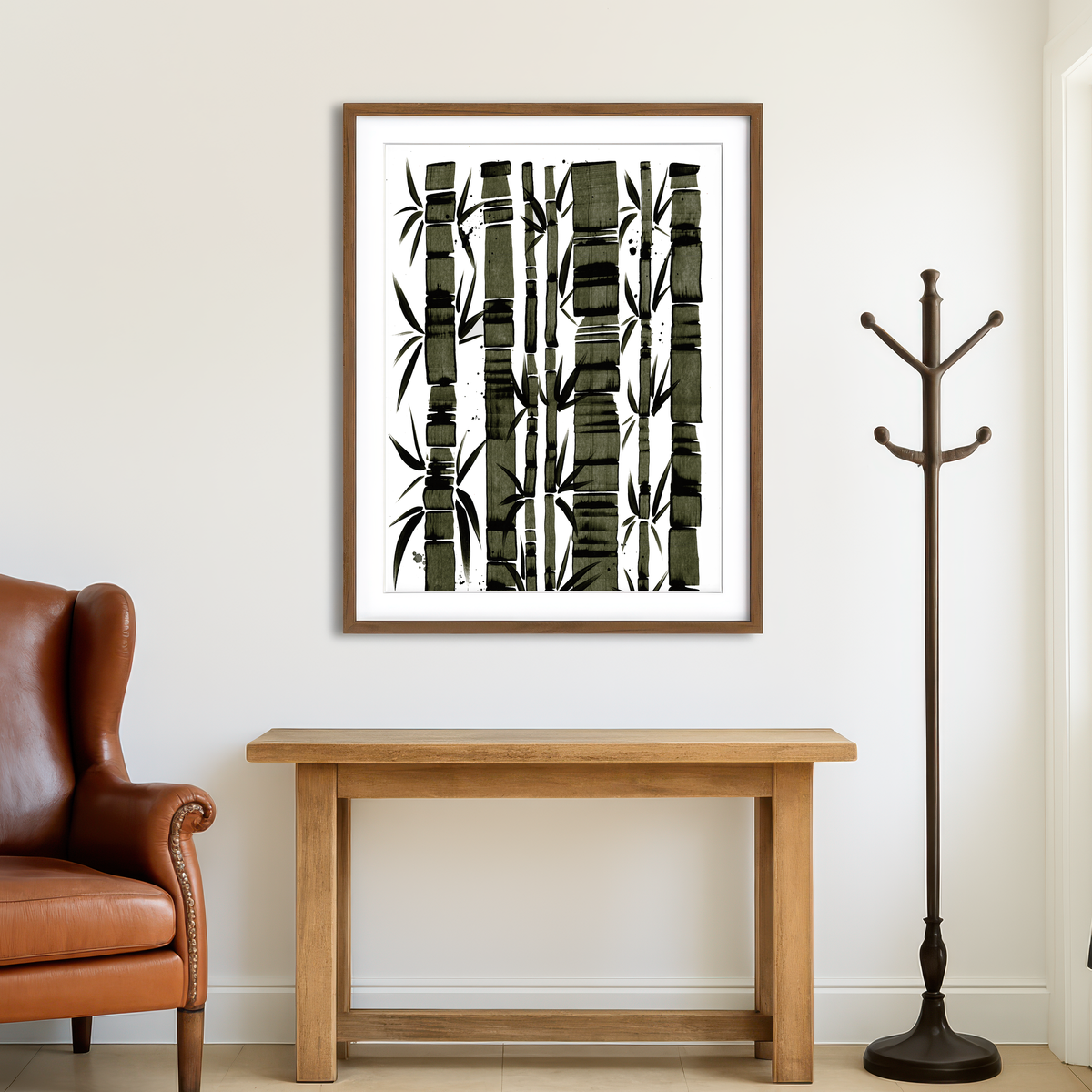 AUTO-MOCKUP ROOM | Bamboo Wall Art