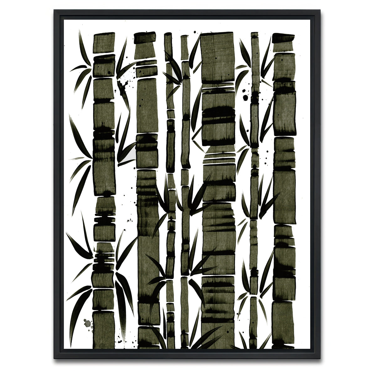 AUTO-MOCKUP WHITE | Bamboo | 1 Piece | Black Framed Canvas | group=3x4
