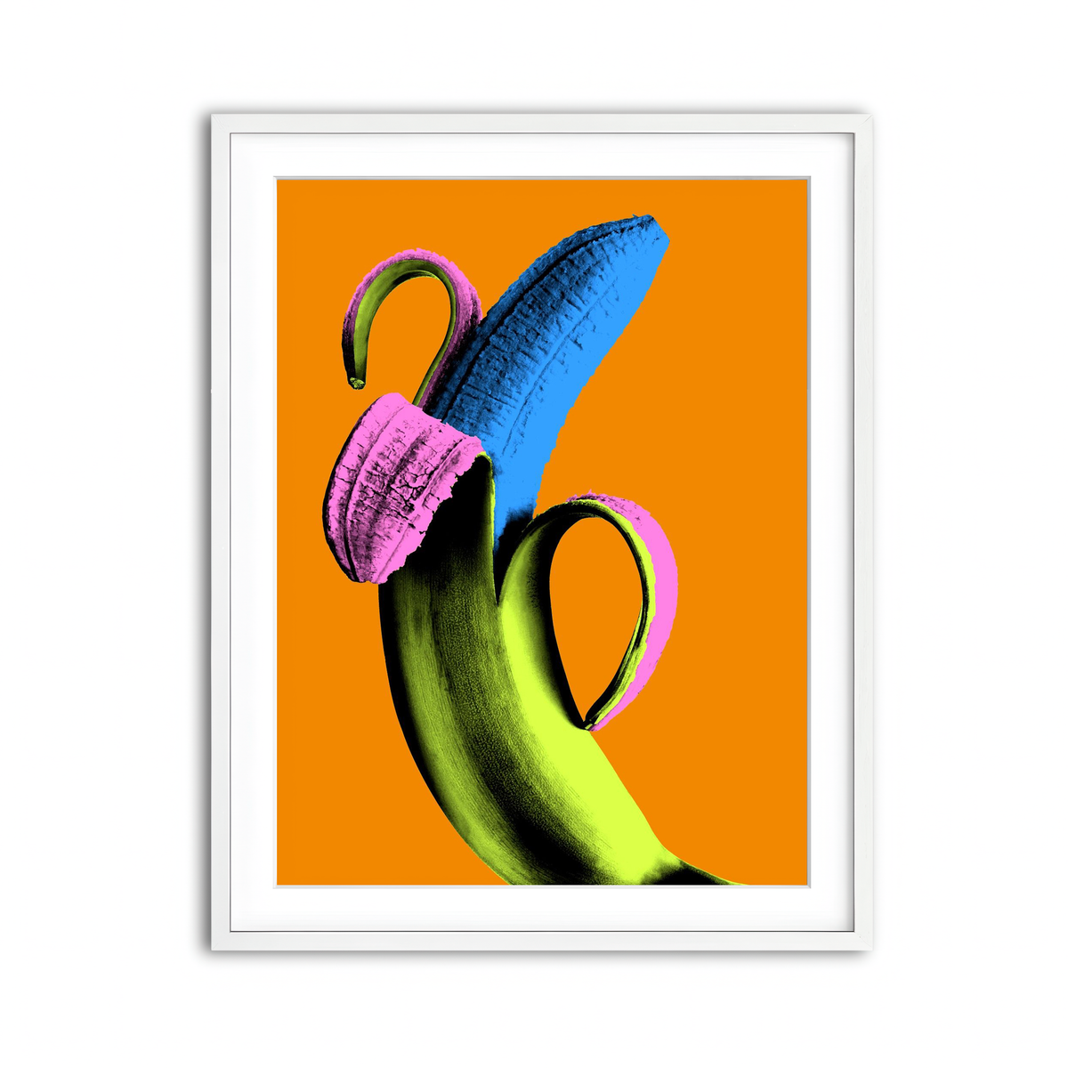 Framed Print 3x4 White