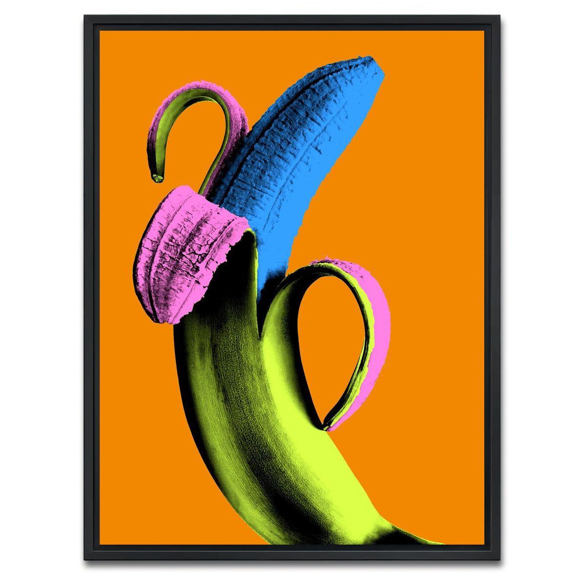 AUTO-MOCKUP WHITE | Banana Is A State Of Mind | 1 Piece | Black Framed Canvas | group=3x4