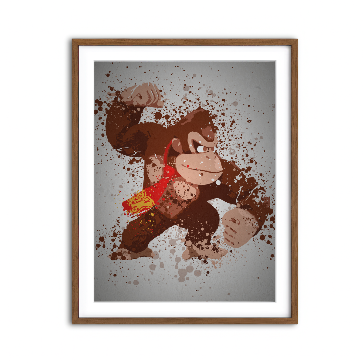 Framed Print 3x4 Walnut